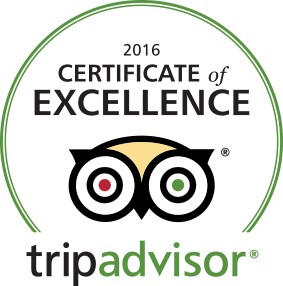 Baoase received the TripAdvisor® Certificate of Excellence for 2016