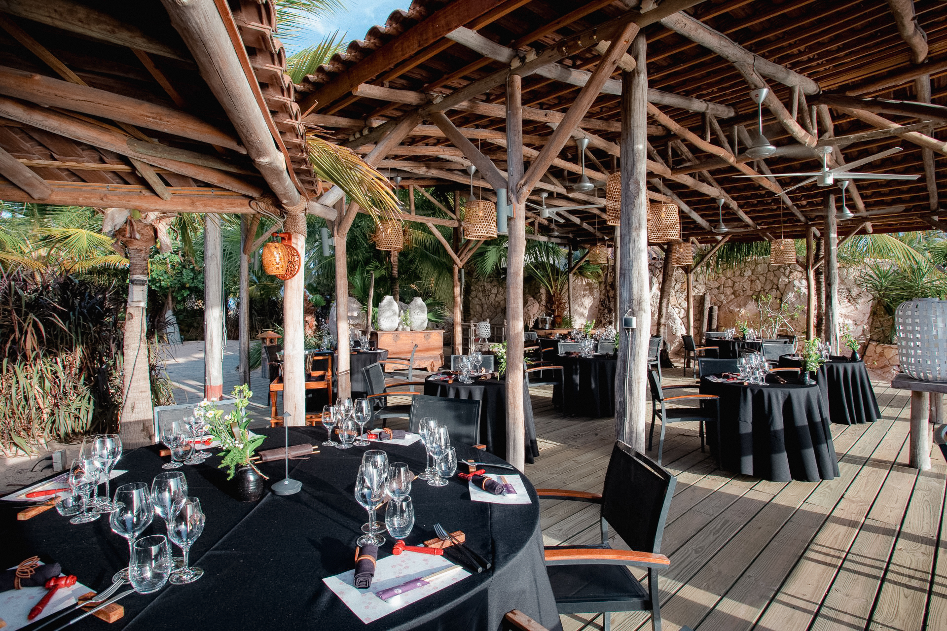 Sunset Deck Restaurant at a 5 star luxury resort