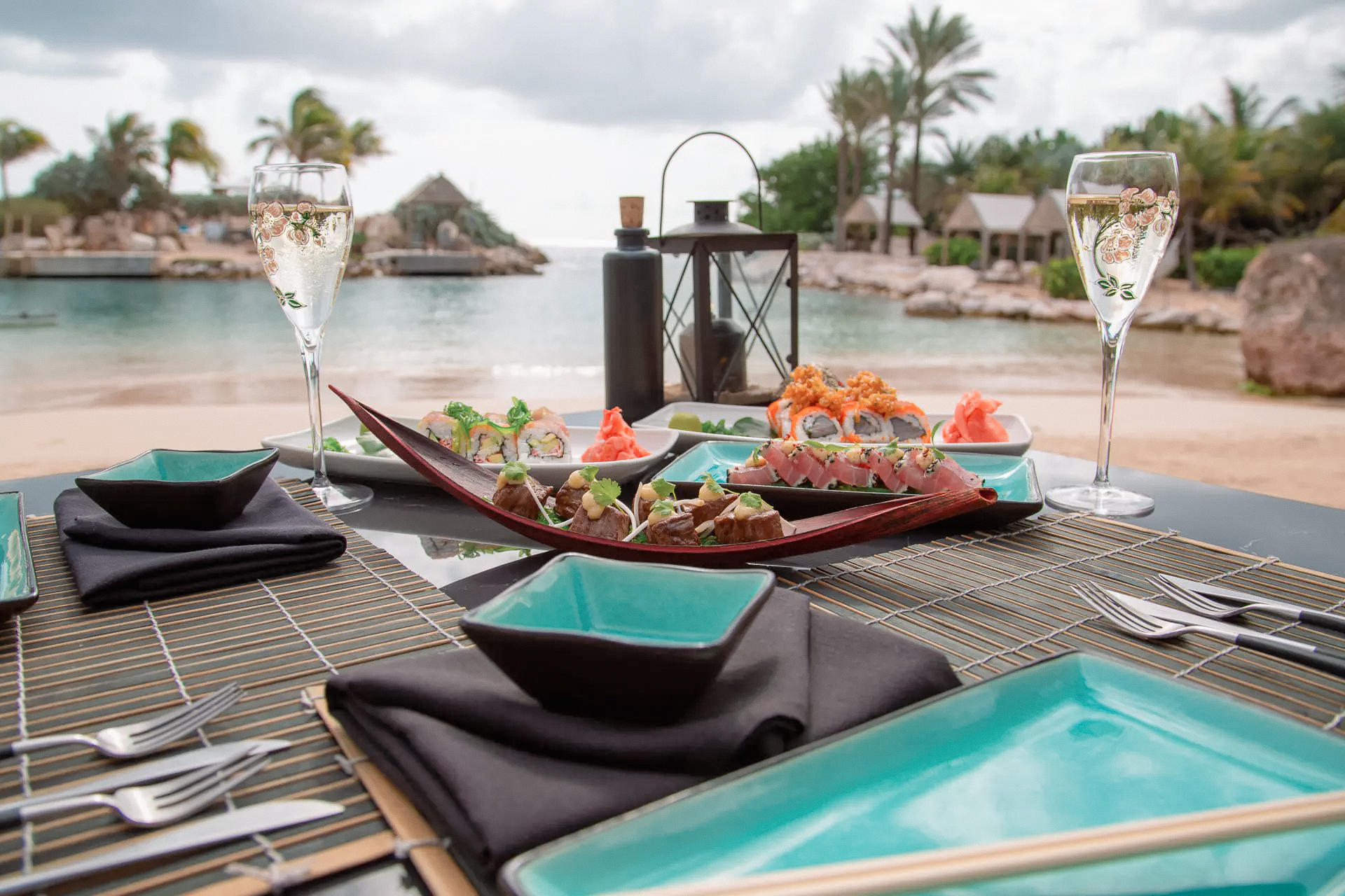 Asian night dining experience at Baoase luxury resort Curaçao