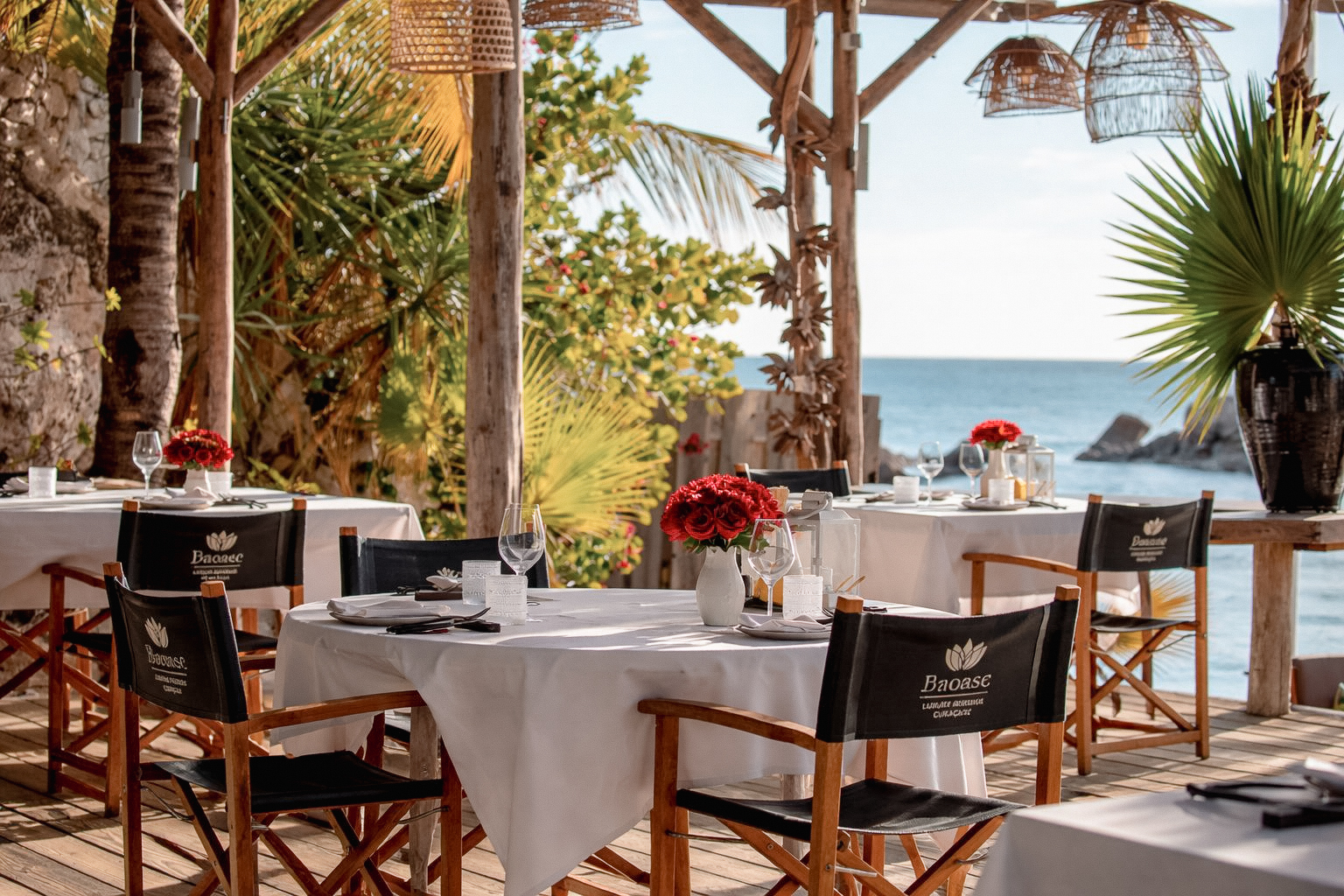 Valentine's Day in Curacao at Sunset Deck Restaurant