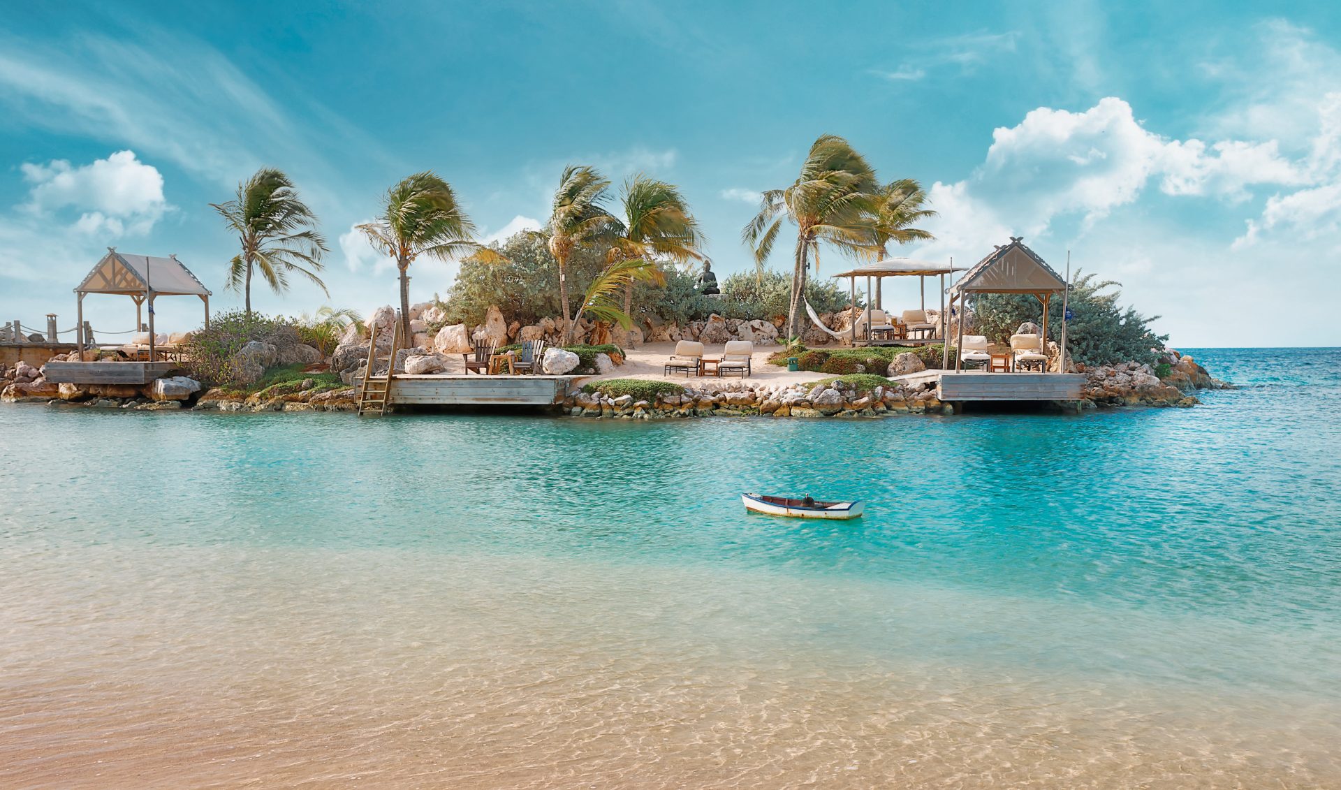 Bibi Island, a private island in Curacao