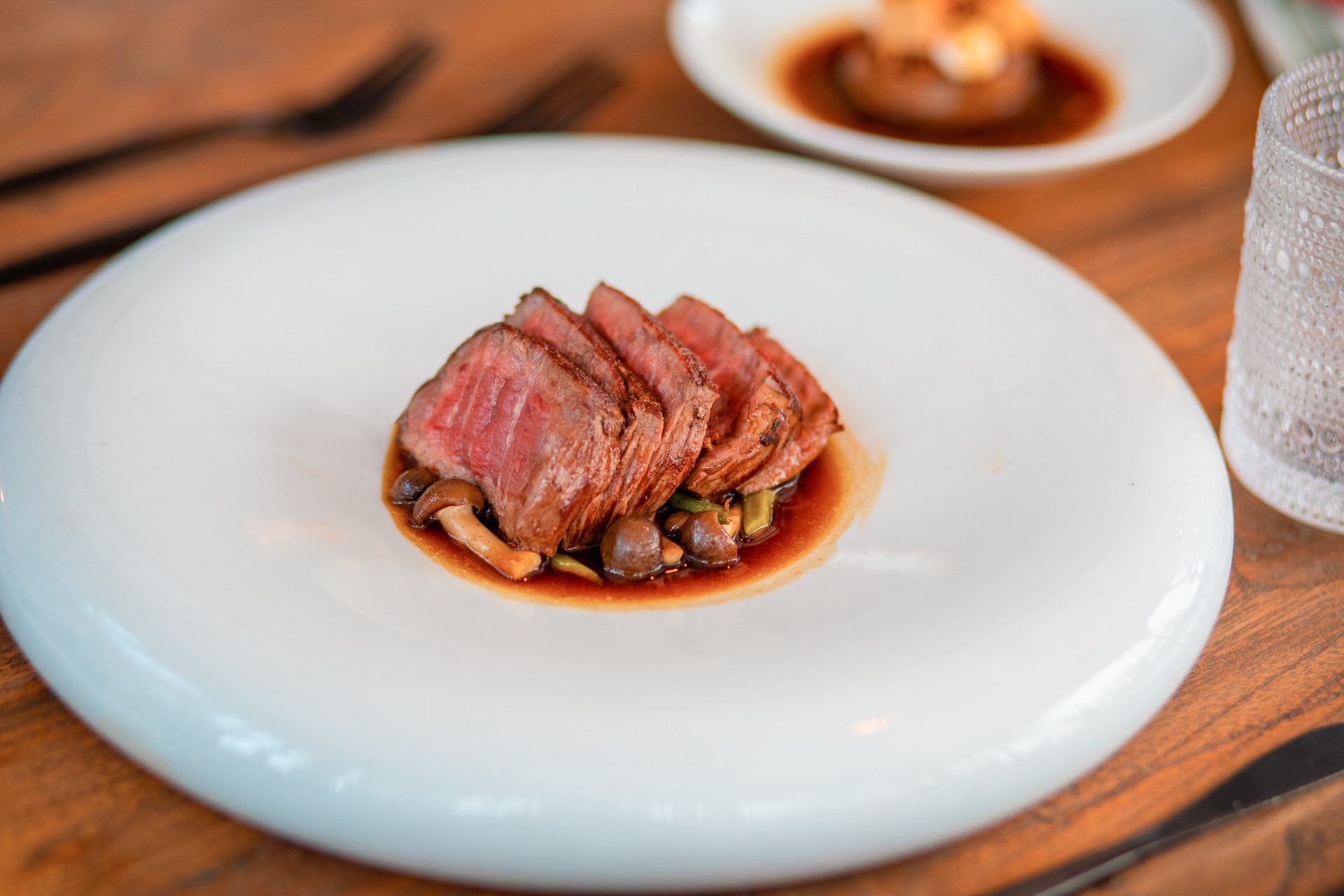 Fine dining dishes served at Baoase Culinary Beach Restaurant in Curaçao