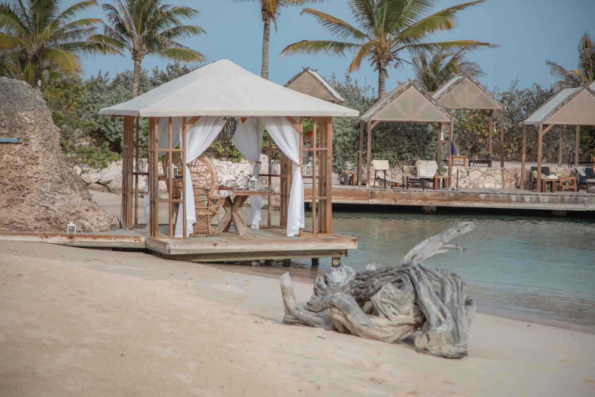 Romantic Dinner in a Pier Gazebo